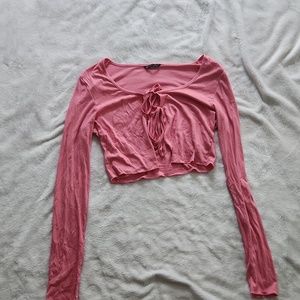 SHEIN pink top